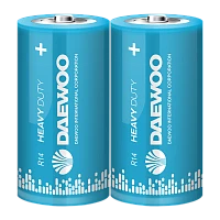 Батарейка Daewoo R14 C Shrink 2 Heavy Duty 1.5V (2/24/480)
