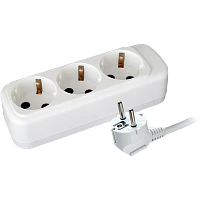 Удлинитель Volsten SR 3x5-Z 3р.С/З 10A 5.0м ПВС 3x0.75мм² IP20 белый (1/20)