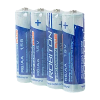 Батарейка Robiton Plus R6 AA Shrink 4 Zinc Carbon 1.5V (4/60/1200)