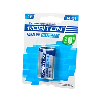 Батарейка Robiton STANDARD Крона 6LR61 BL1 Alkaline 9V (1/10/240)