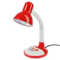 Светильник настольный ЭРА N-106 40W 220V E27 на основании красный (1/20)