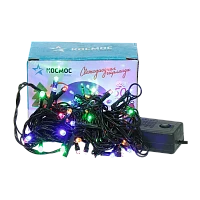 Гирлянда Космос 80LED 8.8м лампочки нить 8 режимов ассорти (1/50)