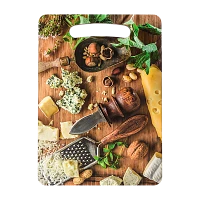 Доска разделочная MARMITON "Сырная тарелка" 29х21х0.6см дерево (1/22)