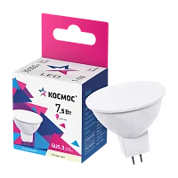 Лампа светодиодная Космос JCDR GU5.3 7.5W 3000К 220V софит (1/10/80)