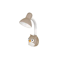 Светильник настольный Camelion KD-380 40W 230V E27 на основании 1.5м серый (1/12)