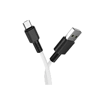 Кабель HOCO X29 USB (m)-microUSB (m) 1м 2.0A TPE белый (1/33/330)
