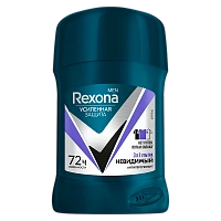 Дезодорант мужской Rexona Ультра невидимая защита стик 55г 3 в 1 (1/6)