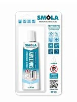 Герметик SMOLA Sanitary 50мл силиконовый белый (1/12)