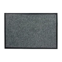 Коврик придверный VORTEX "TRIP" 60х90см ребристый серый (1/10)