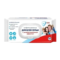Влажные салфетки СВЕТОФОР 120шт. антибактериальные влажные (1/20)