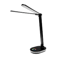 Светильник настольный Ultraflash UF-807 10W LED на основании 3 ур.ярк.+димируемый черный (1/18)