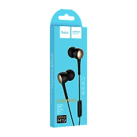 Наушники внутриканальные HOCO M19 с микр. черный (1/30/300)