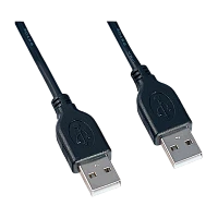 Кабель Perfeo USB2.0 (m)-USB (m) 1.8м черный (1/50)