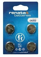 Батарейка Renata CR2032 BL4 Lithium 3V