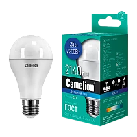 Лампа светодиодная Camelion A65 E27 25W 6500К 170-265V груша матовая (1/10/100)