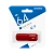 Флеш-накопитель Smartbuy Clue 64GB USB2.0 пластик бургунди