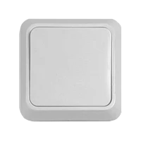 Выключатель Прогресс Fit 1-клав.10A ABS + Керамика белый (1/10/100)