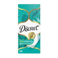 Прокладки женские ежедневные Discreet Single Water Lily Multiform 20шт. (1/18)