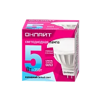 Лампа светодиодная ОНЛАЙТ MR-16 (GU5.3) 5W 220V 4k нейтральный