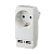Разветвитель ЭРА SP 1р.С/З 16A 2USB белый (1/10/60)