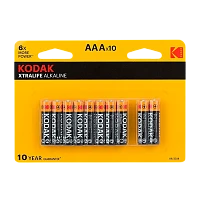 Батарейка Kodak XTRALIFE LR03 AAA BL8+2 Alkaline 1.5V (10/120/480/38400)