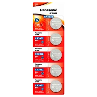 Батарейка Panasonic Power Cells CR2032 BL5 Lithium 3V CN (Китай) (5/100/500)
