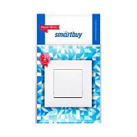Выключатель Smartbuy "Вега" 1-клав.10A белый (1/10/100)