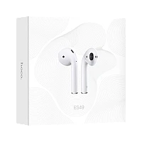 Наушники вставные HOCO ES49 bluetooth 5.0 с микр. белый (1/21/126)