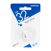 Флеш-накопитель Smartbuy Lara 32GB USB2.0 пластик белый