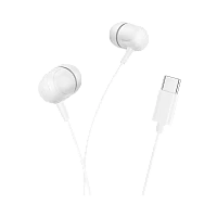 Наушники вставные Borofone BM77 с микр. Type-C белый