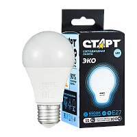 Лампа светодиодная Старт GLS E27 15W 6500К 220V груша Black матовая (1/10/100)