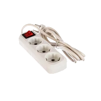 Удлинитель SPARK LUX 320 3р.С/З 16A 8.0м с выкл. белый (1/48)