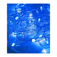 Гирлянда Космос 50LED 6.5м лампочки нить 8 режимов синий (1/100)