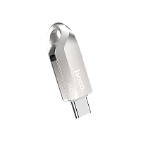 Флеш-накопитель HOCO UD8 16GB USB3.0 Type-C (m) металл серебряный (1/50)