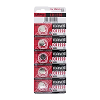 Батарейка Maxell CR1220 BL5 Lithium 3V (5/100/2000)