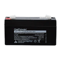 Аккумулятор свинцово-кислотный GoPower LA-615 6V 1.5Ah клеммы T1/ F1 (1/20)