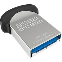 Флеш-накопитель SanDisk Ultra Fit CZ43 128GB USB3.0 пластик черный 
