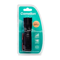 Фонарь ручной Camelion LED51535 LD от батареек 3хААА 5 режимов+ZOOM черный (1/6/24)