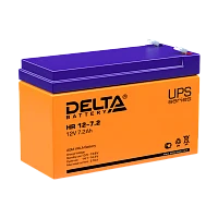 Аккумулятор свинцово-кислотный Delta HR 12-7.2 12V 7.2Ah (1/5)
