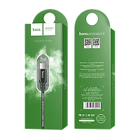 Кабель HOCO X14 USB (m)-microUSB (m) 2м 1.7A нейлон черный (1/33/330)
