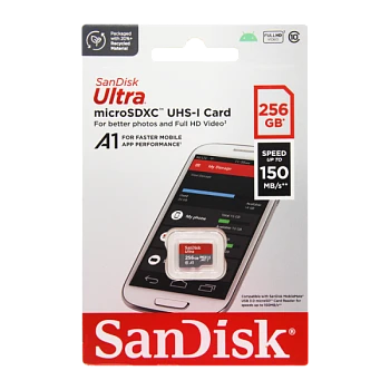Карта памяти microSD SanDisk ULTRA 256GB Class10 A1 UHS-I (U1) 150 МБ/сек CN (Китай) без адаптера (1