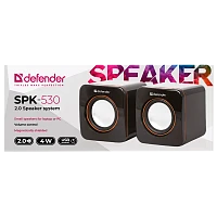Колонки 2.0 Defender SPK-530 4W USB черный (1/20)