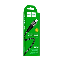 Кабель HOCO X57 USB (m)-microUSB (m) 1м 2.4A нейлон черный (1/33/330)