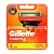 Сменные кассеты Gillette FUSION (RUS) 5 лезвий 4шт. (цена за 1 шт) (4/40)