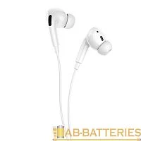 Наушники внутриканальные Borofone BM30 Pro с микр. белый (1/66/264)