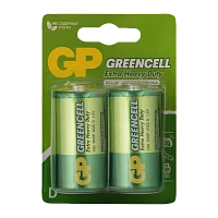 Батарейка GP GreenCell R20 D BL2 Heavy Duty 1.5V (2/20/120)