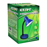 Светильник настольный Старт СТ02 40W 220V E27 на основании черный