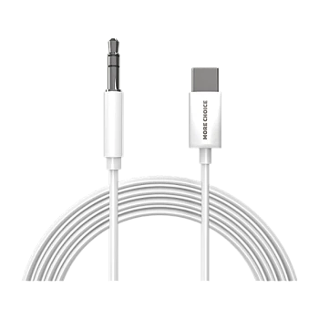 Кабель AUX MORE CHOICE UK22a Jack 3.5mm (m)-Type-C (m) 2м ПВХ белый (1/36/360)