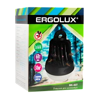 Светильник антимоскитный Ergolux MK-007 6W 220V E27 IP44 (1/40)