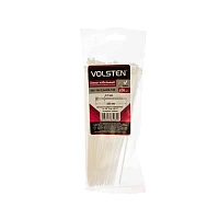 Хомут Volsten нейлон 2.5х200мм 100шт. белый (1/10/280)